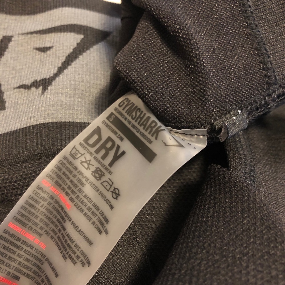 NEW! Gymshark Flex High Waisted Black/Gray Legging - Picture 5 of 6